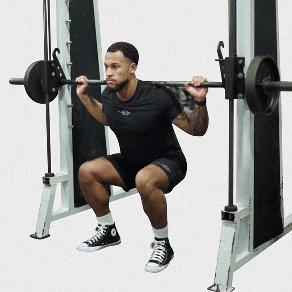 Smith Machine Squat - Exercise Guide | Motra