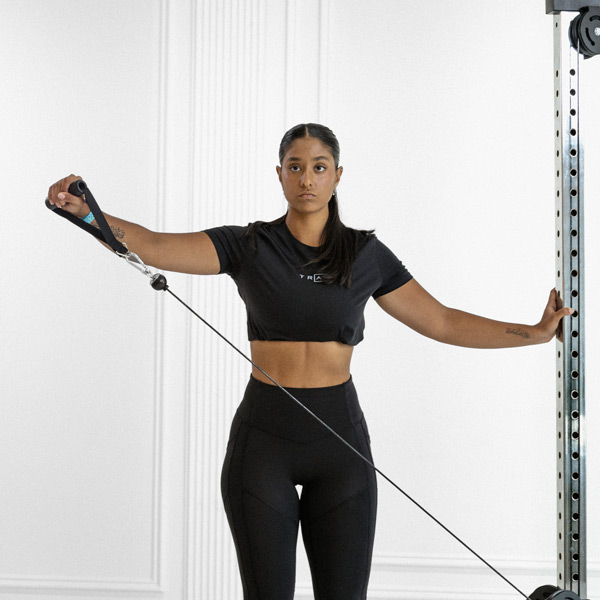 Cable Single-Arm Lateral Raise - Exercise Guide | Motra