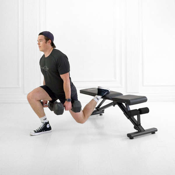 Dumbbell Bulgarian Split Squat - Exercise Guide | Motra