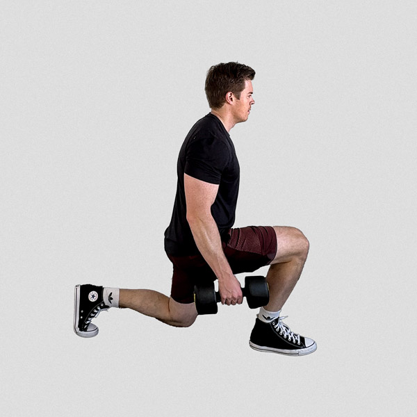 Dumbbell Reverse Lunge - Exercise Guide | Motra